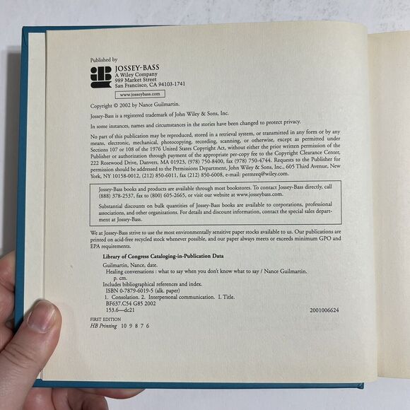 Healing Conversations What To Say When You Don’t Know By Nance Guilmartin - Picture 2 of 7